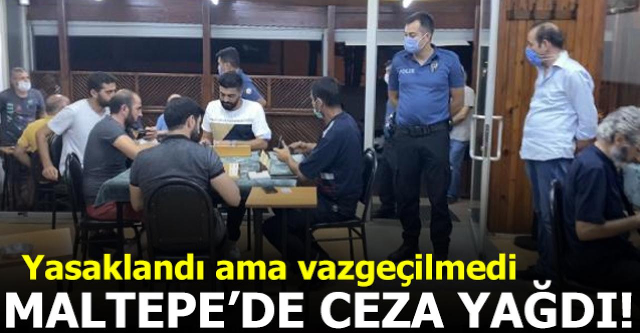 Maltepe'de okey oynayanlara 78 bin lira ceza!