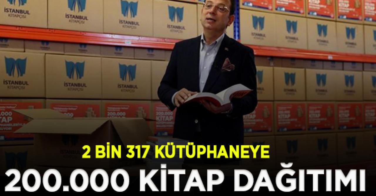 İBB, 2 bin 317 kütüphaneye 200.000kitabın dağıtımına başladı