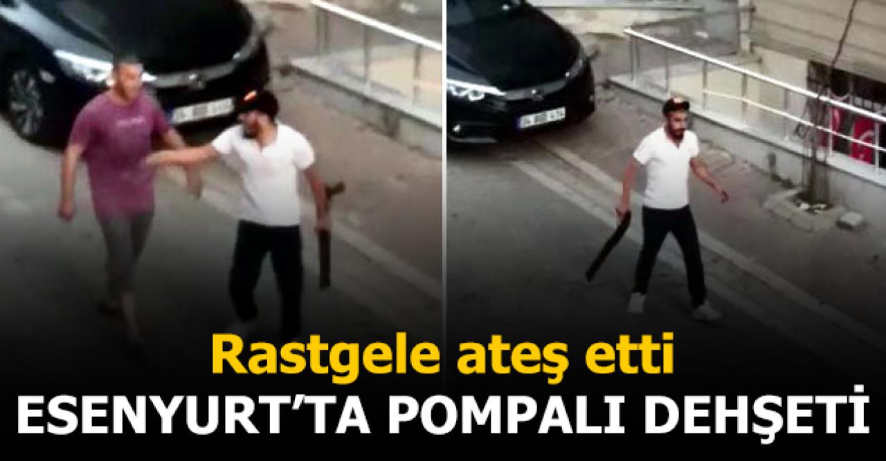 Esenyurt'ta Rıdvan D.'nin pompalı dehşeti! Rastgele ateş etti