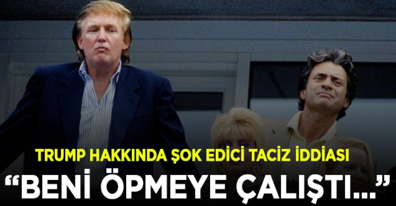 Ünlü mankenden Trump hakkında şok taciz iddiası: Dilini boğazıma soktu, beni taciz etti