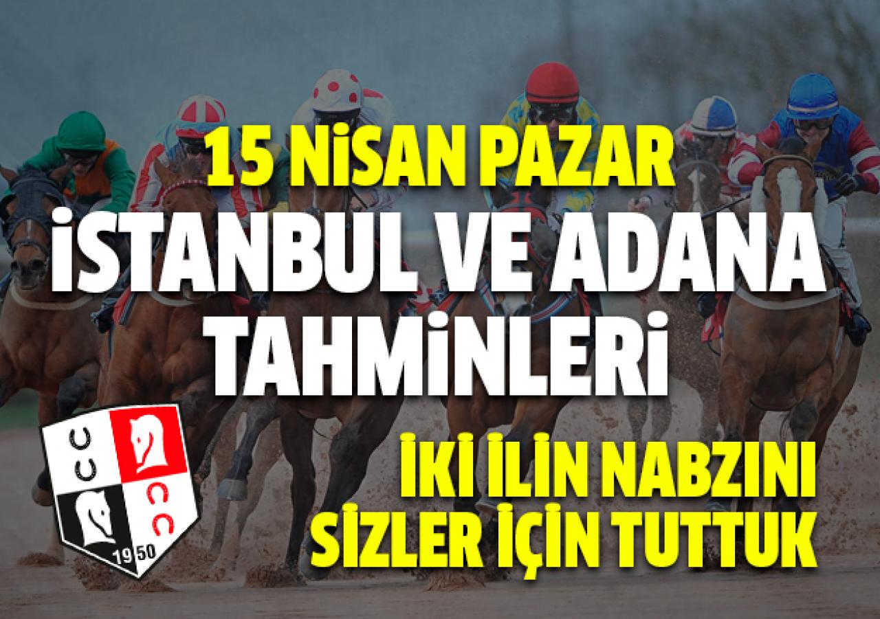 15 Nisan 2018 Pazar  İzmir ve Adana koşuları At Yarışı Tahminleri - Kazandıran Kuponlar ve Altılı Ganyan