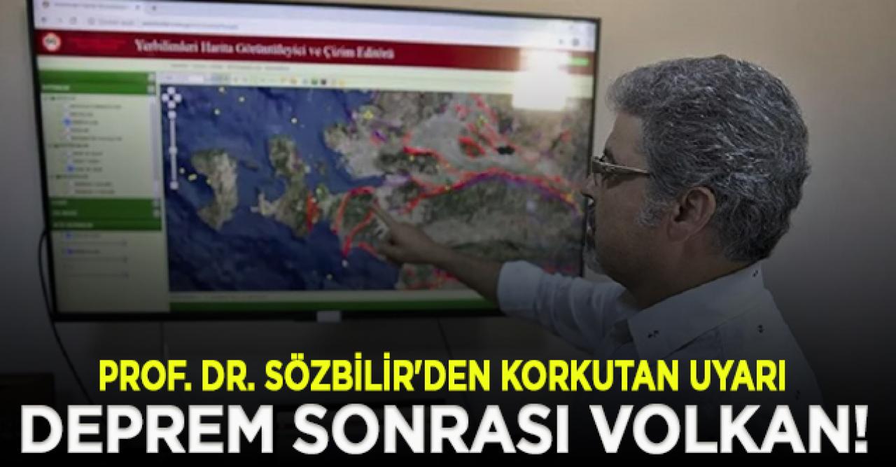 Prof. Dr. Sözbilir'den Niğde'deki deprem sonrası volkan uyarısı