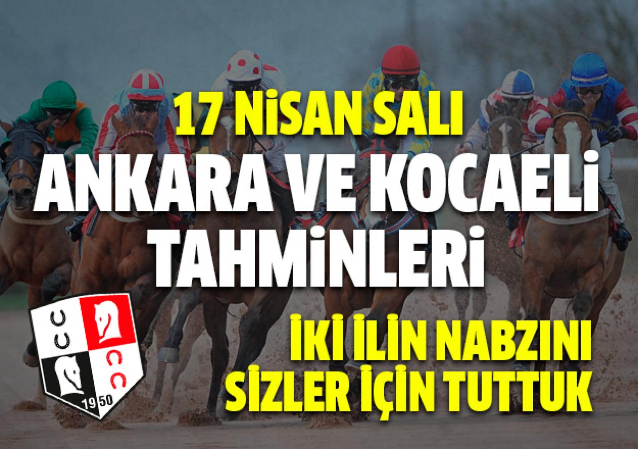 17 Nisan 2018 Salı Ankara ve Kocaeli At Yarışı Tahminleri | Altılı Ganyan Tahminleri