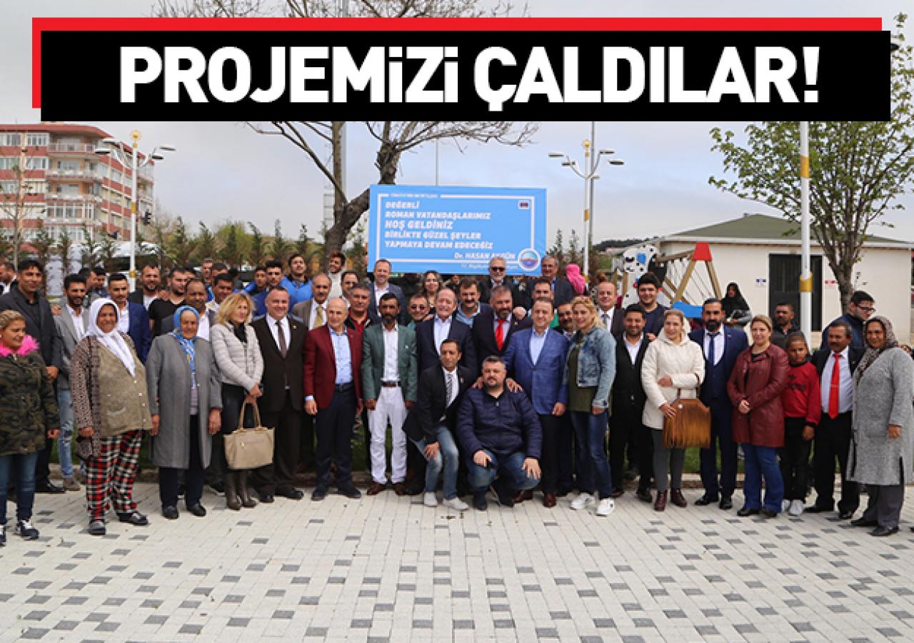 Projemizi çaldılar