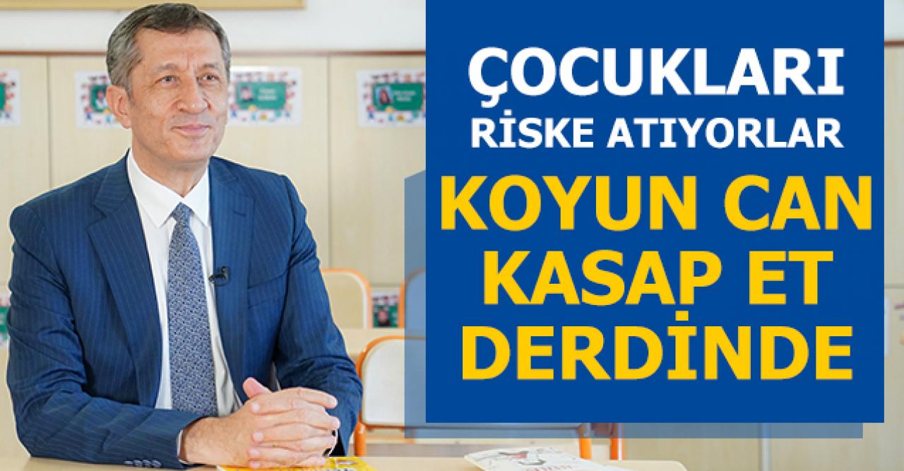 Öğrencileri riske atıyorlar: Koyun can kasap et derdinde