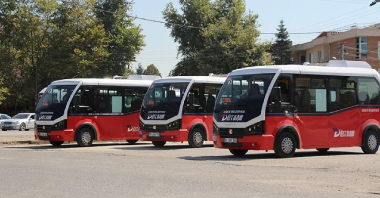 Düzce'de sağlık çalışanlarına ulaşım bedava