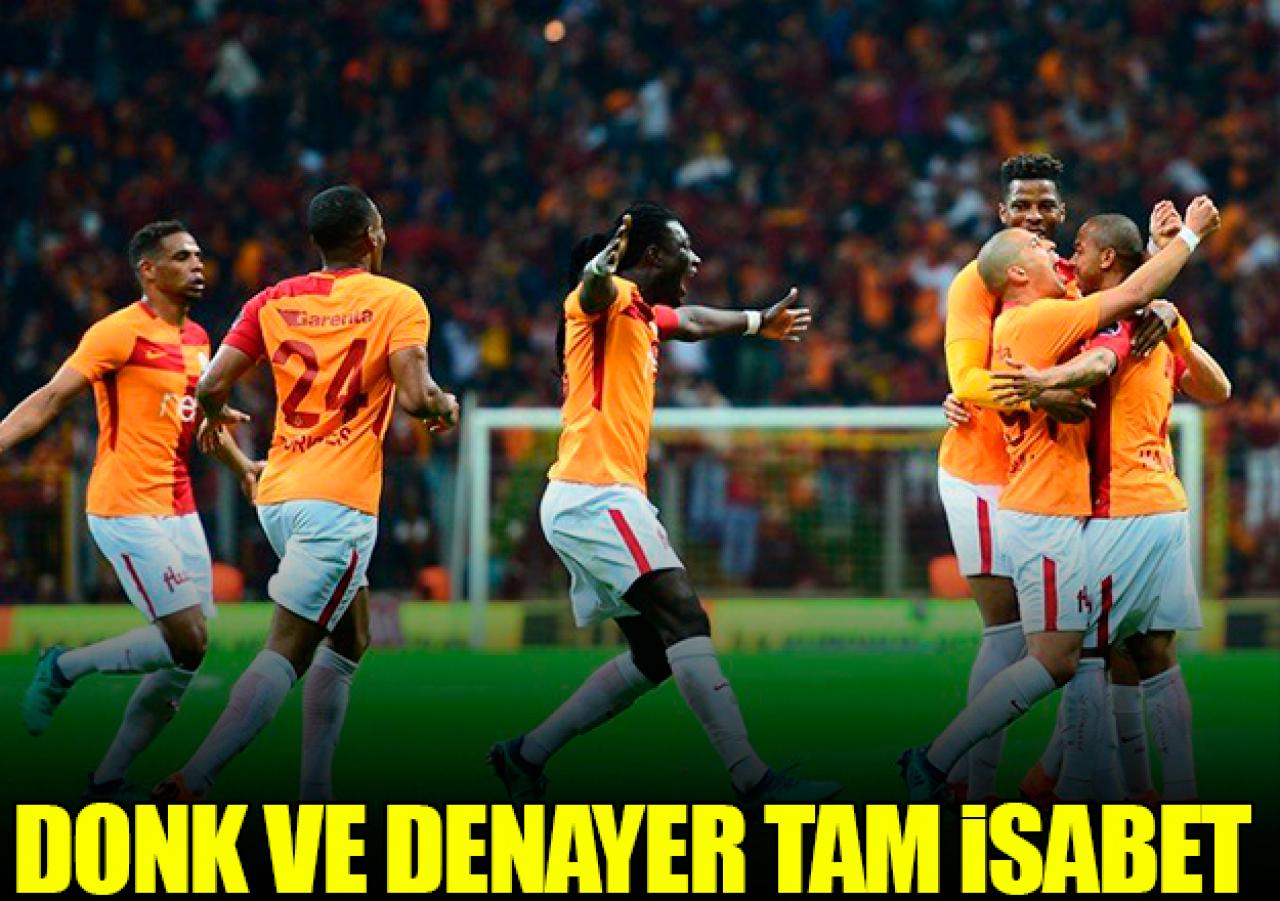 Donk ve Denayer tam isabet