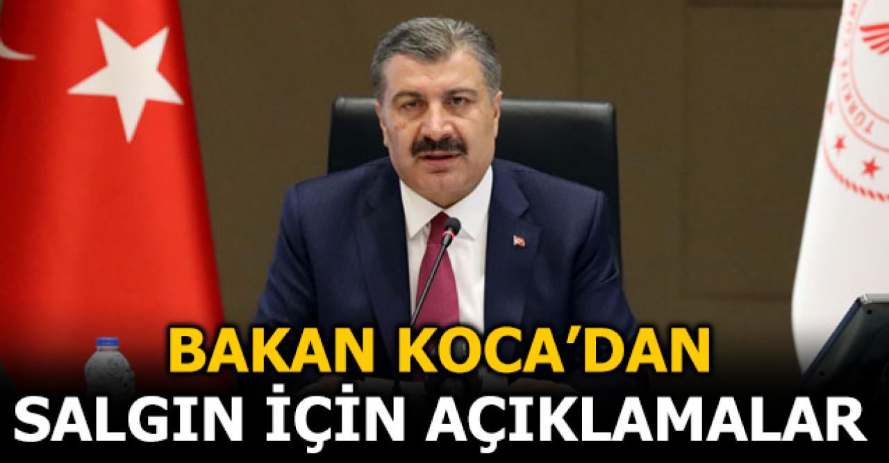 Bakan Koca'dan kritik açıklamalar