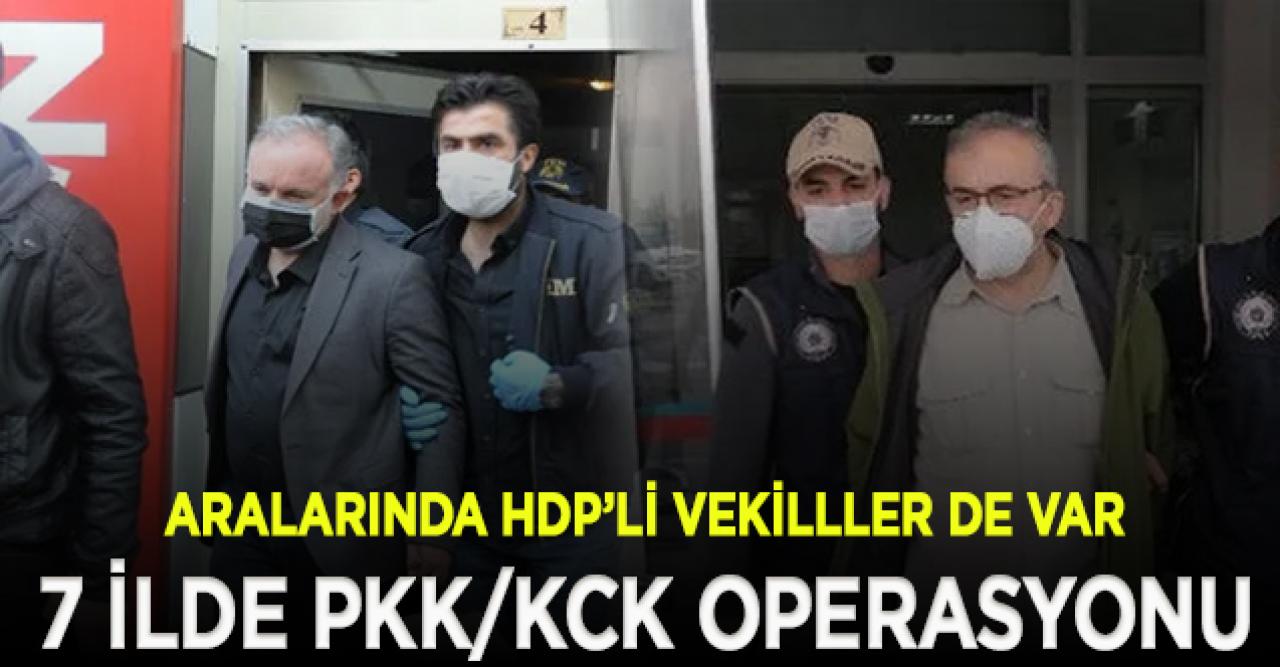 82 gözaltı kararı; aralarında HDP'li vekiller var