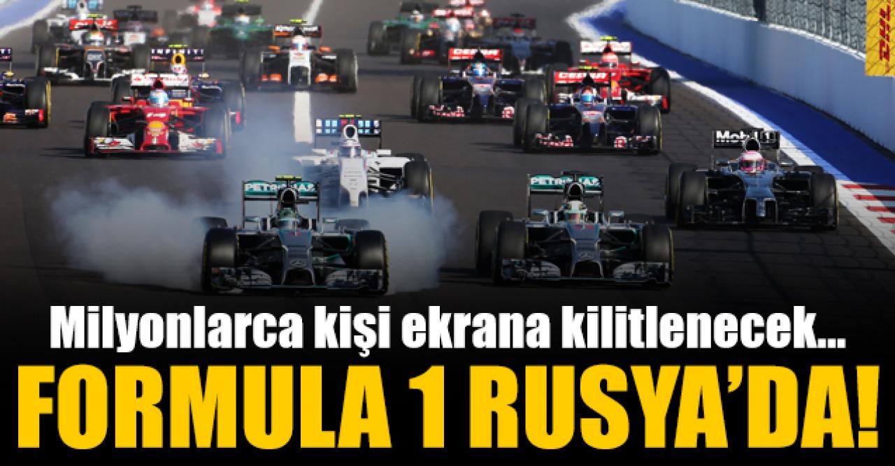 Formula 1 (F1) Rusya Grand Prix'i (GP) yarışı canlı izle