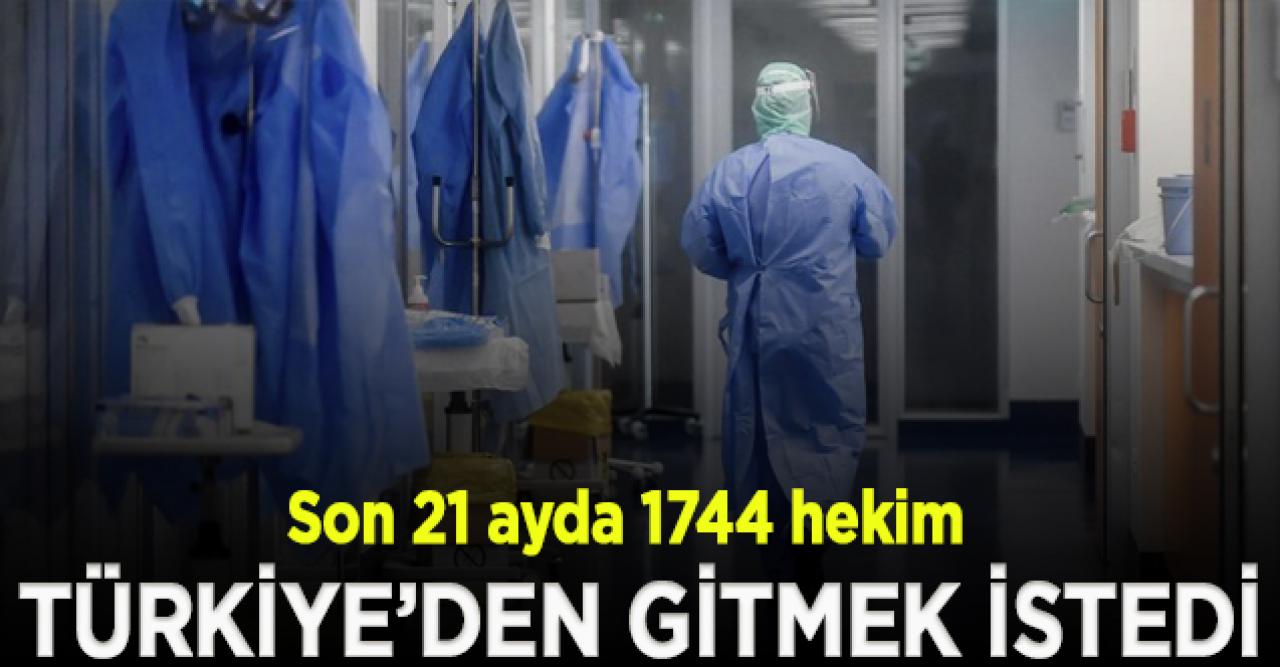 Son 21 ayda 1744 hekim Türkiye'den ayrılmak için TTB'den belge istedi