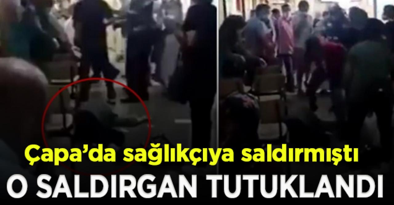 Çapa'da sağlıkçıya saldırıp, gözünü yırtan saldırgan tutuklandı