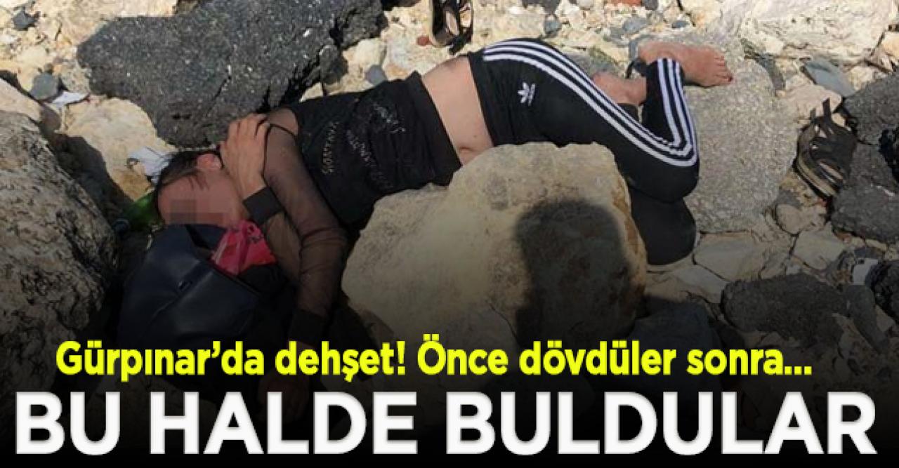 Beylikdüzü'nde dehşet! Genç kadını dövüp kayalıklara attılar