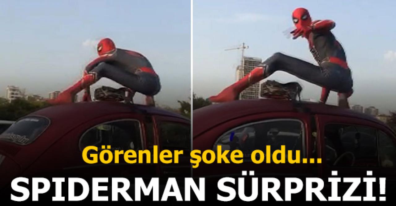 Ataşehir'de Spiderman sürprizi!