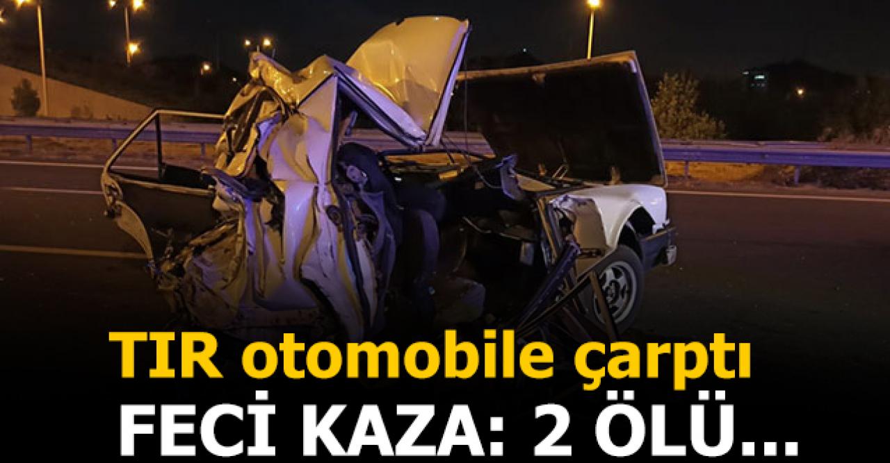 TIR duraksayan otomobile çarptı! Serkan Akat ve beraberindeki kişi öldü