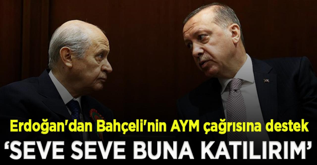 Erdoğan Bahçeli'nin AYM çağrısına destek verdi