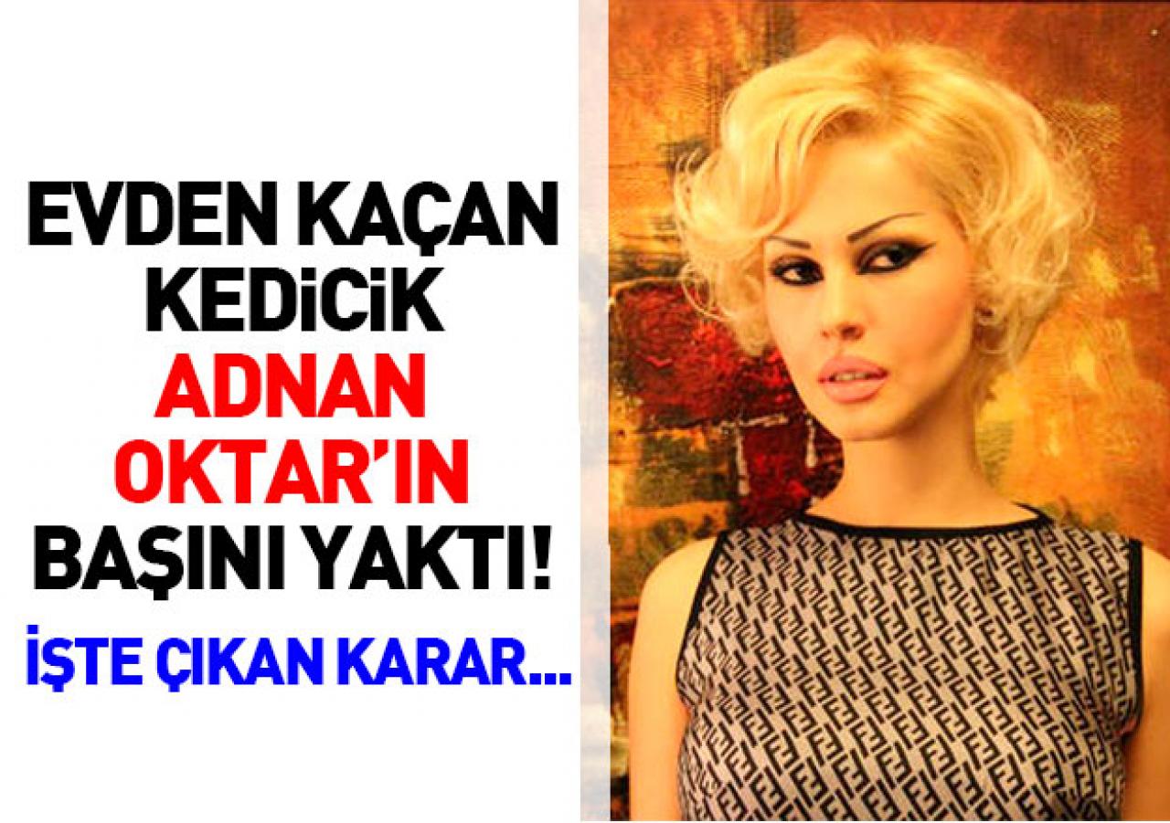 Adnan Oktar'ın evinden kaçan kedicik başa bela oldu!