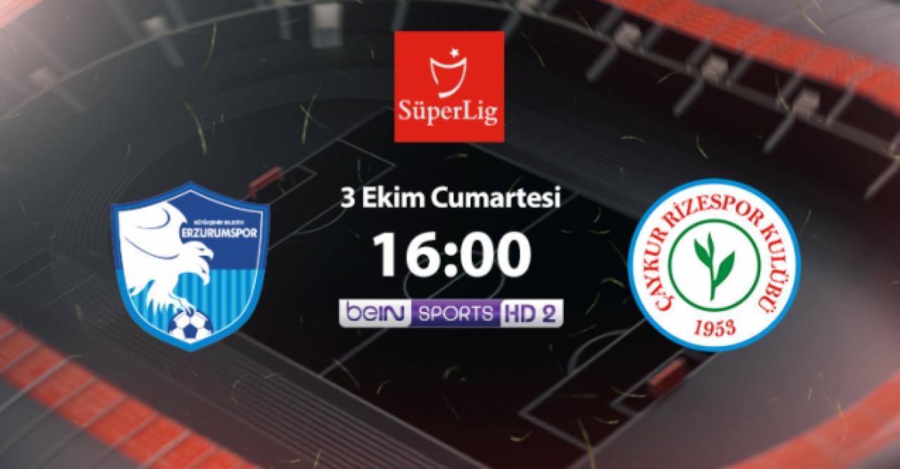 BB Erzurumspor Çaykur Rizespor canlı izle! İnternetten izle link Bein Sports 2 canlı izle