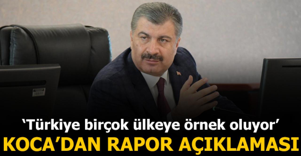 Sağlık Bakanı Fahrettin Koca'dan Dünya Sağlık Örgütü raporu açıklaması