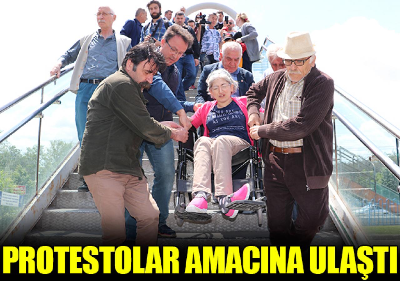 Protestolar amacına ulaştı