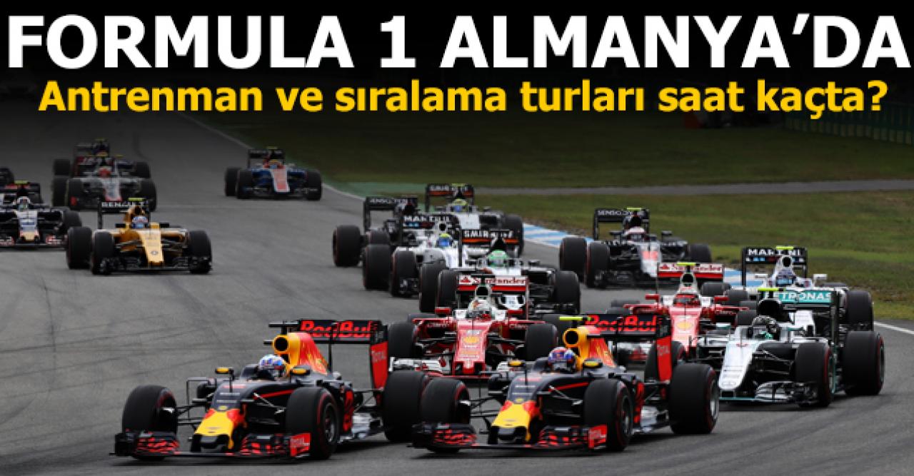 2020 Formula 1 Almanya Grand Prix'i (yarışı), antrenman ve sıralama turları saat kaçta ve hangi kanalda?