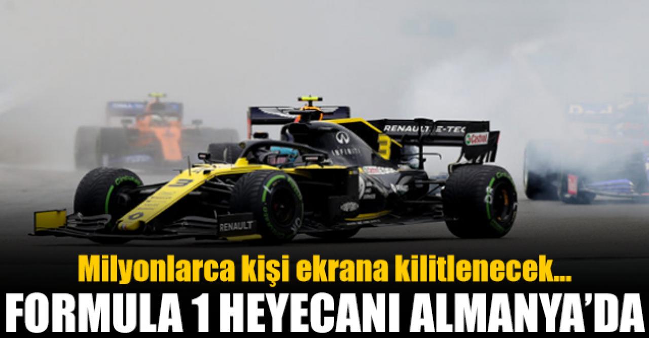 Formula 1 (F1) Almanya Grand Prix'i (GP) yarışı canlı izle