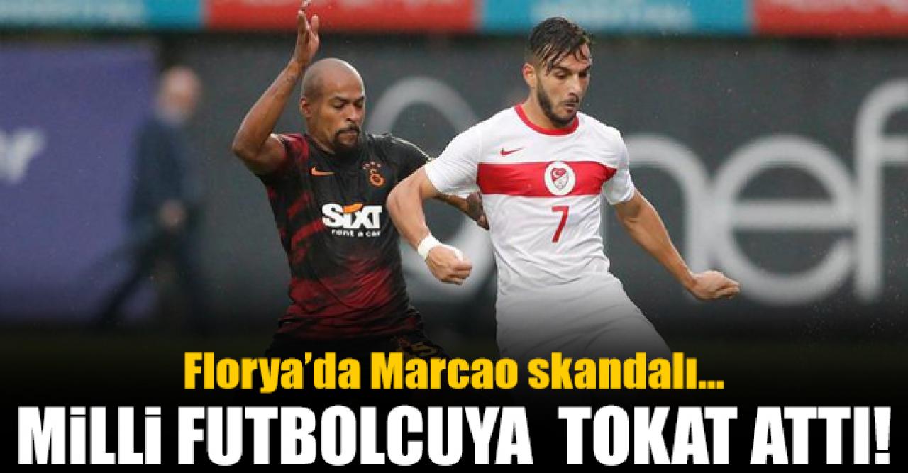 Galatasaray'da Marcao skandalı! Milli formayı giyen Halil Dervişoğlu'na tokat attı