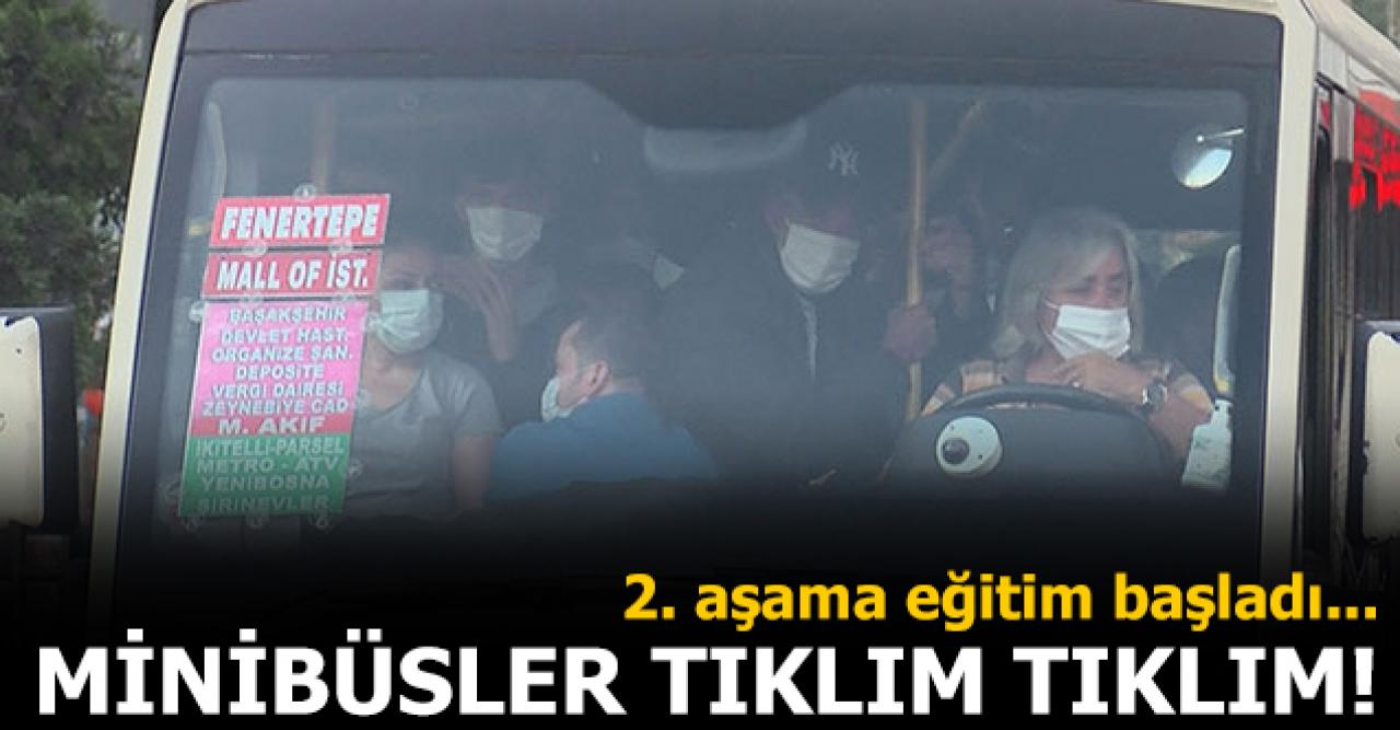 İstanbul'da minibüsler de tıklım tıklım!