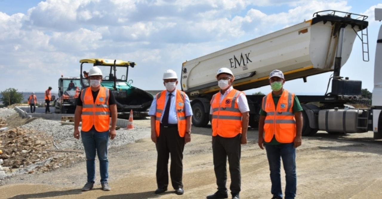 Tekirdağ'da yollar bitti bitiyor