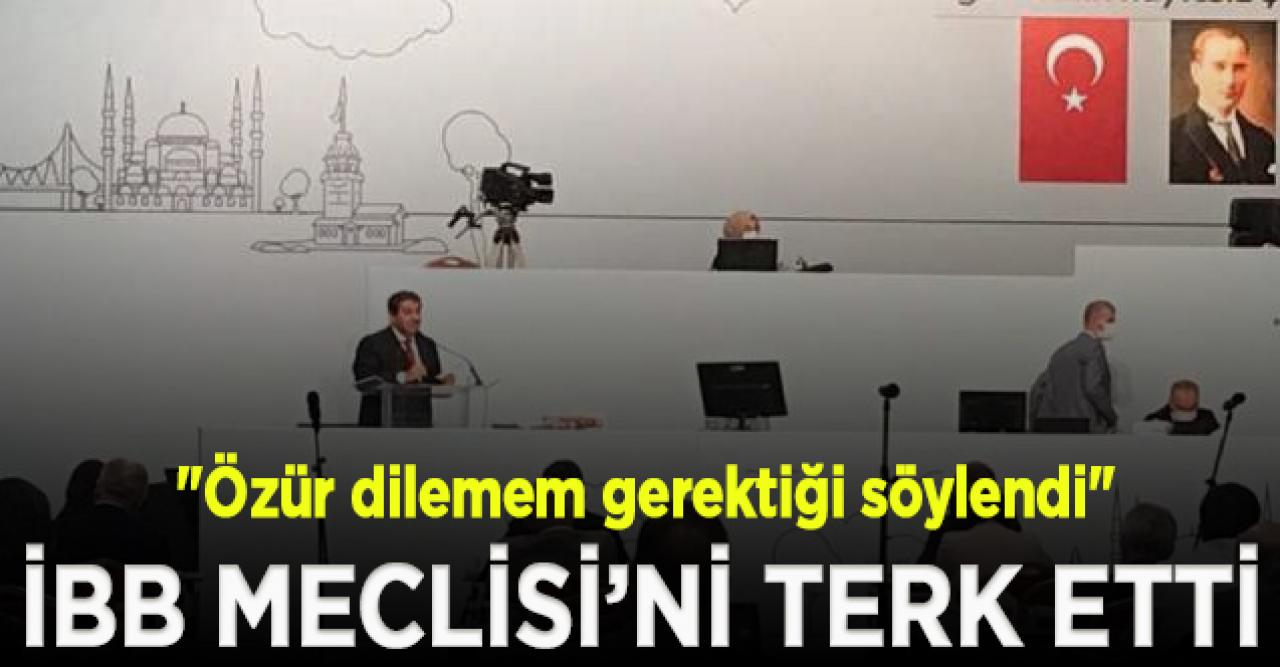 İyi Parti İBB Meclisi’ni terk etti