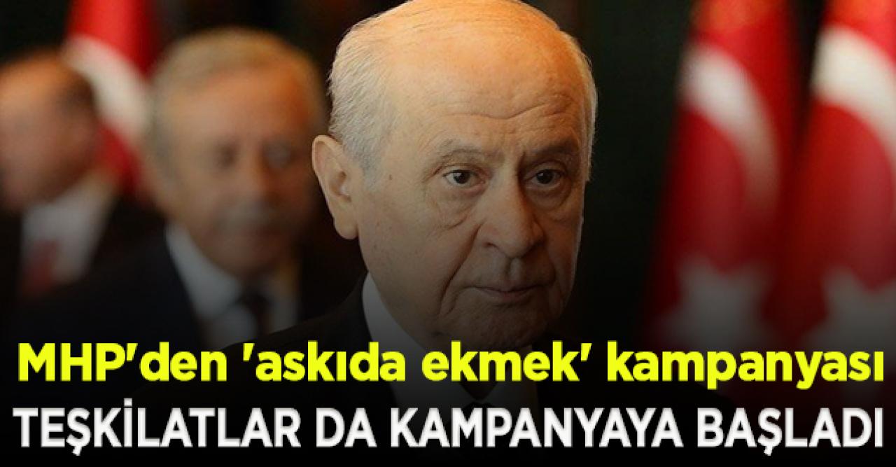 MHP zamma tepki olarak "askıda ekmek" kampanyası başlattı