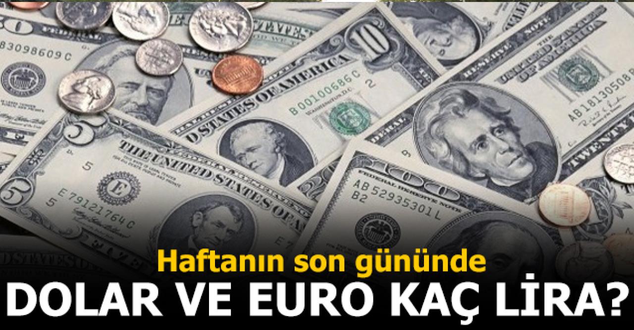 16 Ekim Cuma döviz fiyatları! Serbest piyasa dolar ve euro kaç lira?