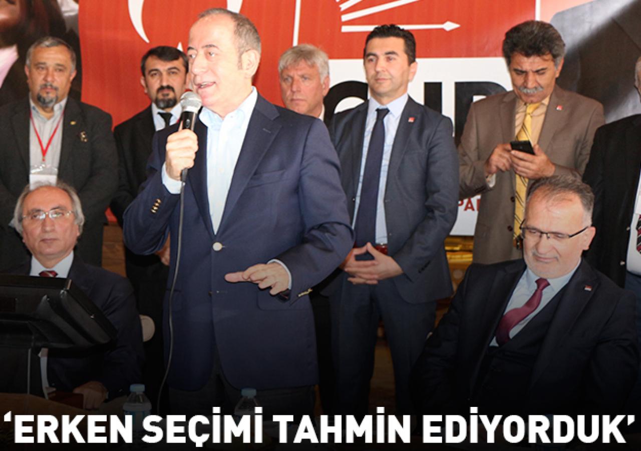 Erken seçimi tahmin ediyorduk