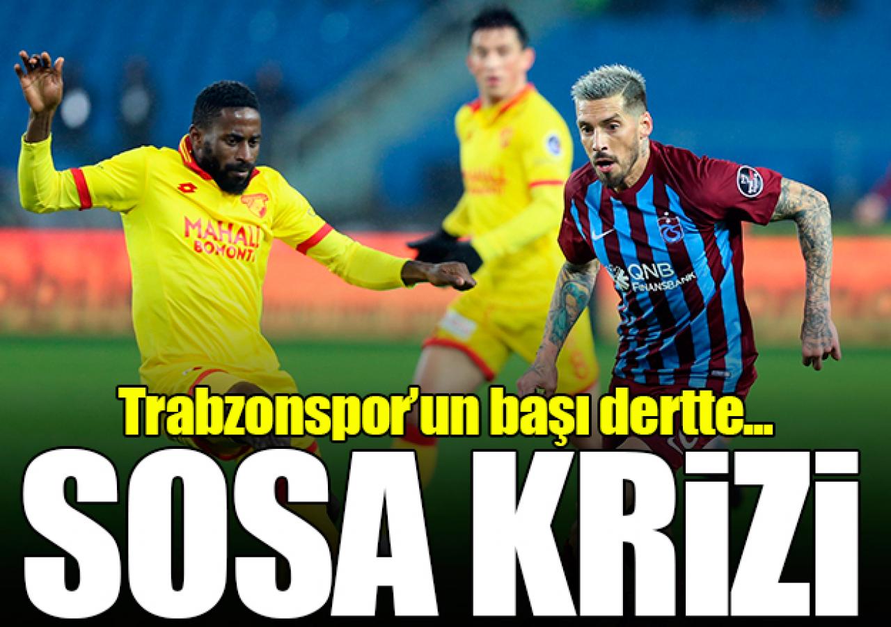 Trabzonspor'da Sosa krizi!