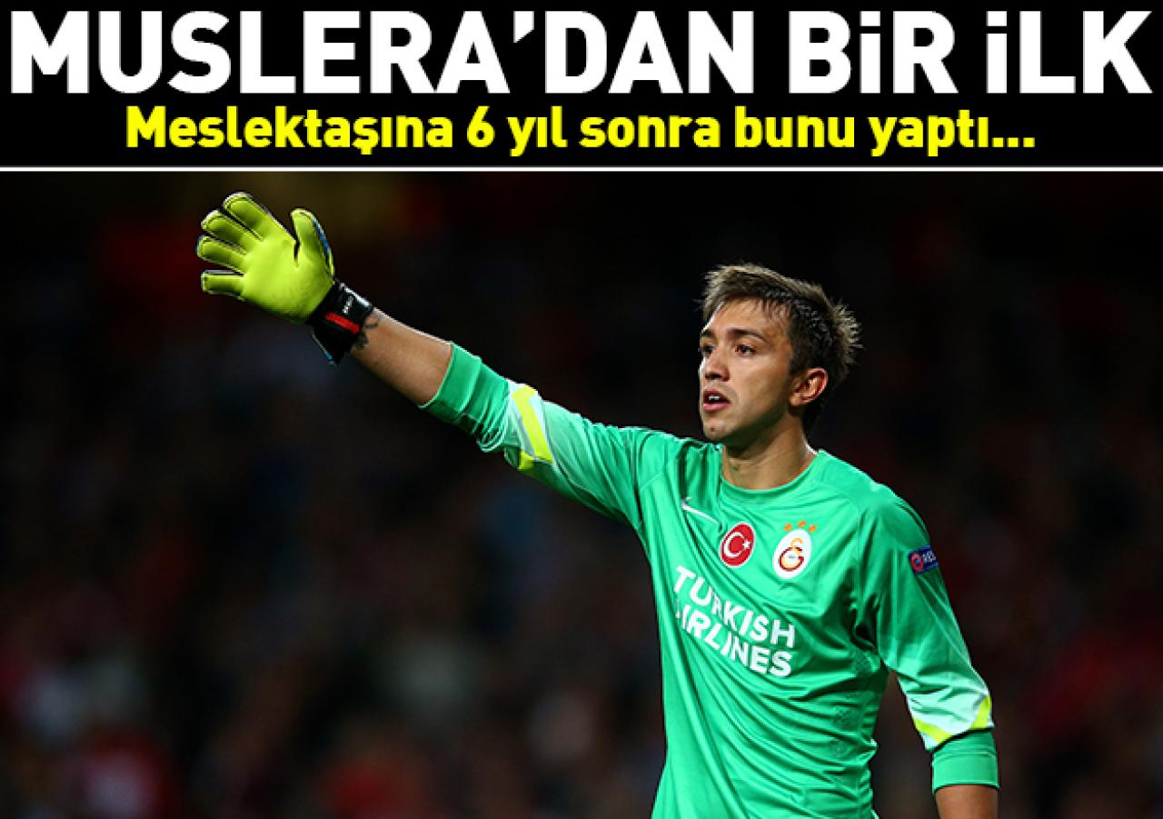 Muslera'dan bir ilk