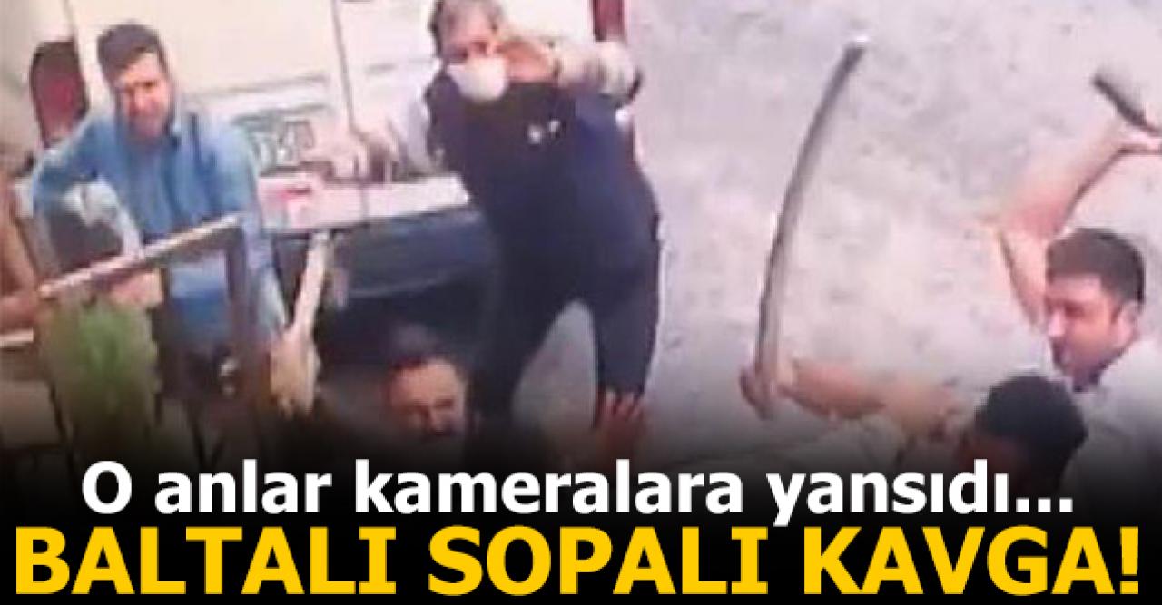 Avcılar'da baltalı sopalı kavga