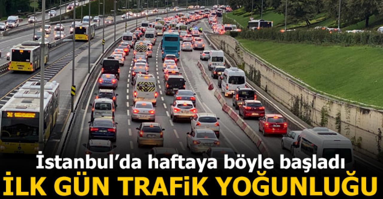 İstanbul'da trafik yoğunluğu