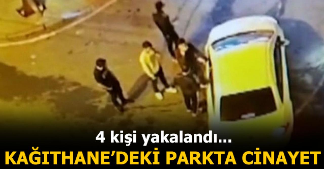 Kağıthane'deki parkta cinayet sonrası 4 kişi yakalandı