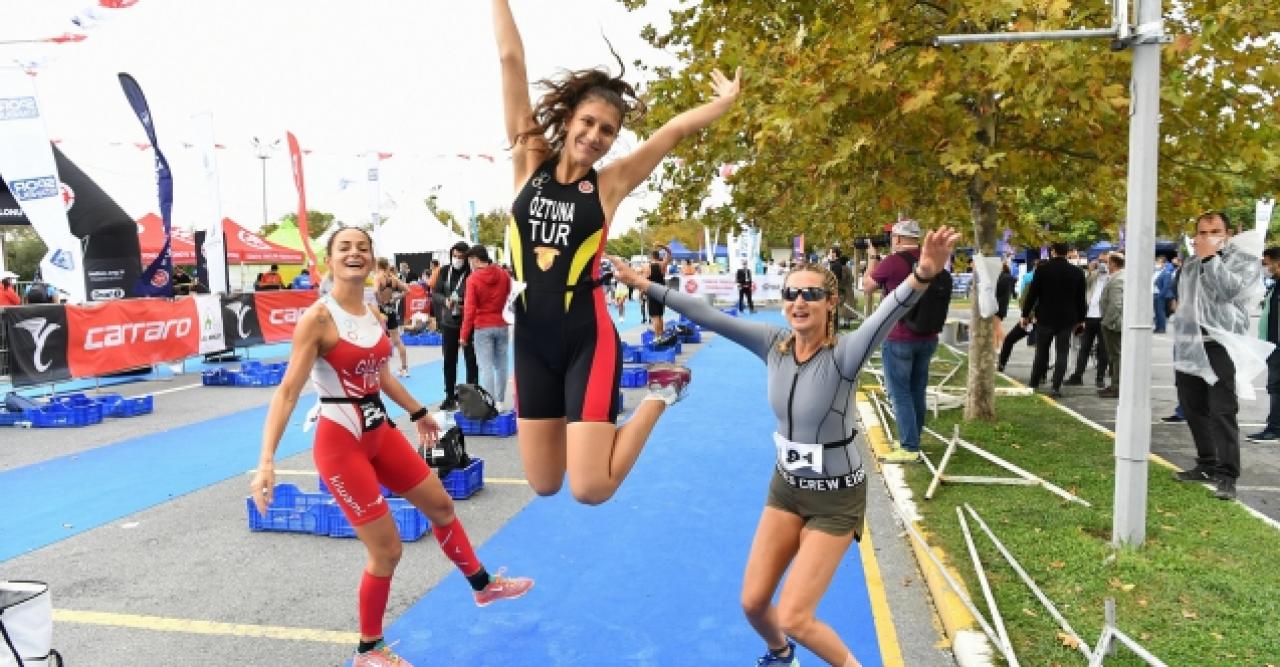 Beylikdüzü'nde 'sprint triatlon' günü