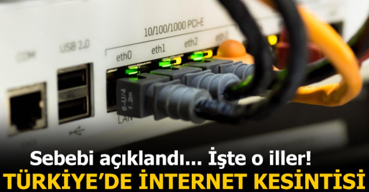 Türkiye'de internet kesintisi! 20 Ekim Salı internet ne zaman gelecek Türk Telekom, Türksat Kablonet, Turknet ve Vodafone