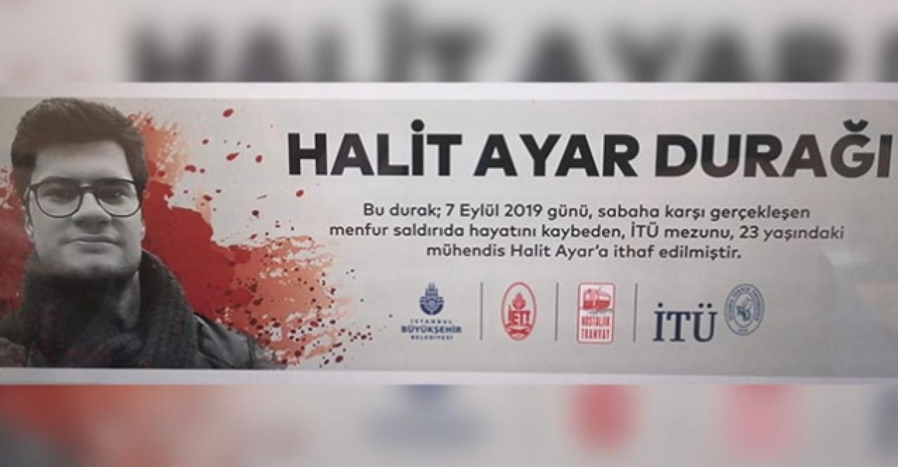 Halit Ayar'ın adı tünel tramvay durağına verilecek