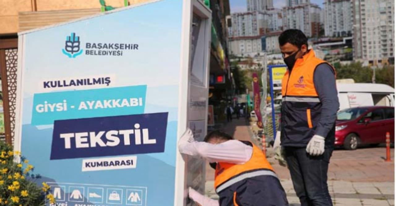 Başakşehir’de tekstil atıkları sosyal yardıma dönüşüyor