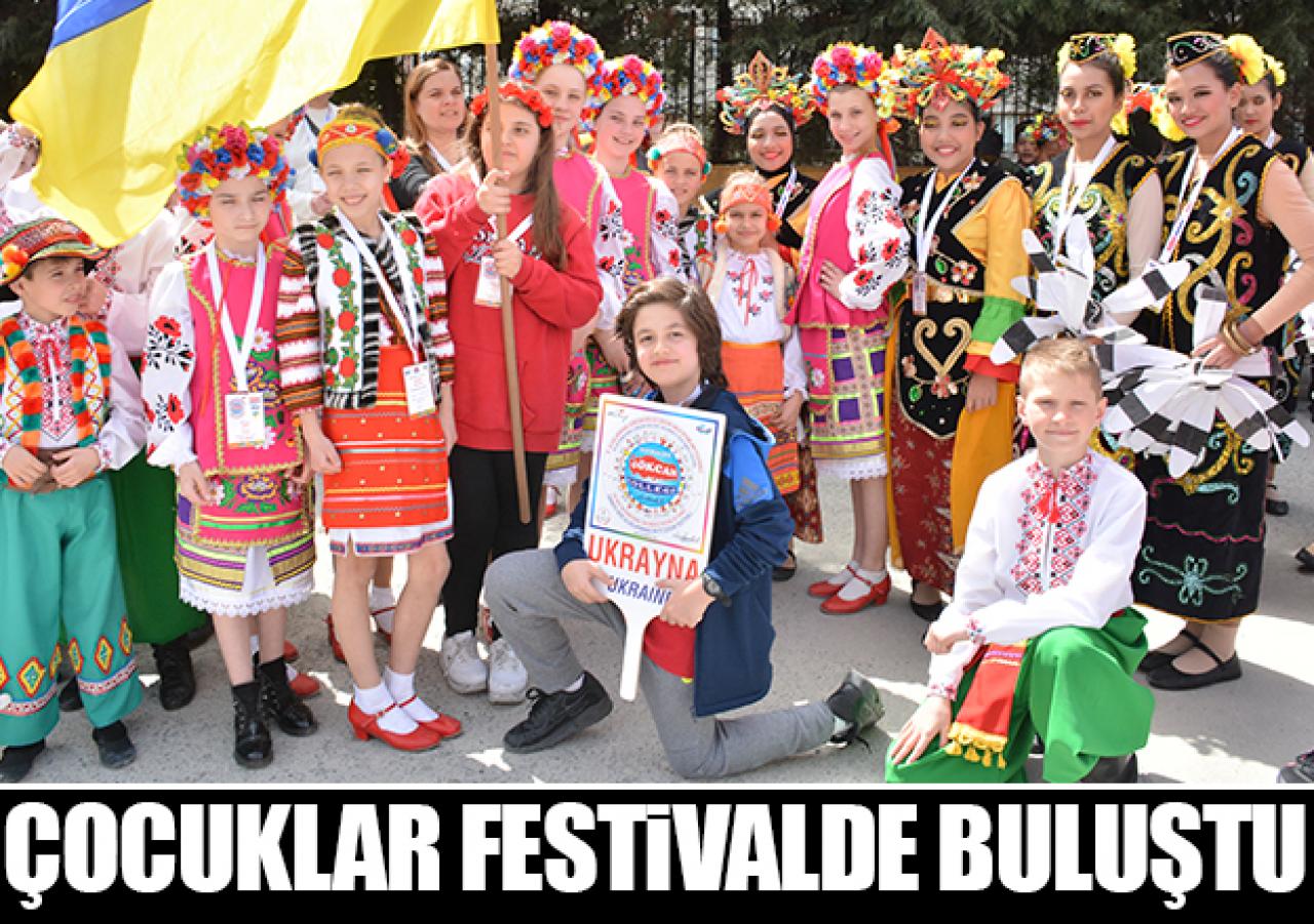 Çocuklar festivalde buluştu