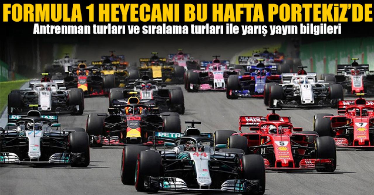 2020 Formula 1 Portekiz Grand Prix'i (yarışı), antrenman ve sıralama turları saat kaçta ve hangi kanalda?