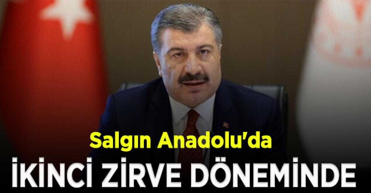 Bakan Koca: Salgın Anadolu'da ikinci zirve döneminde