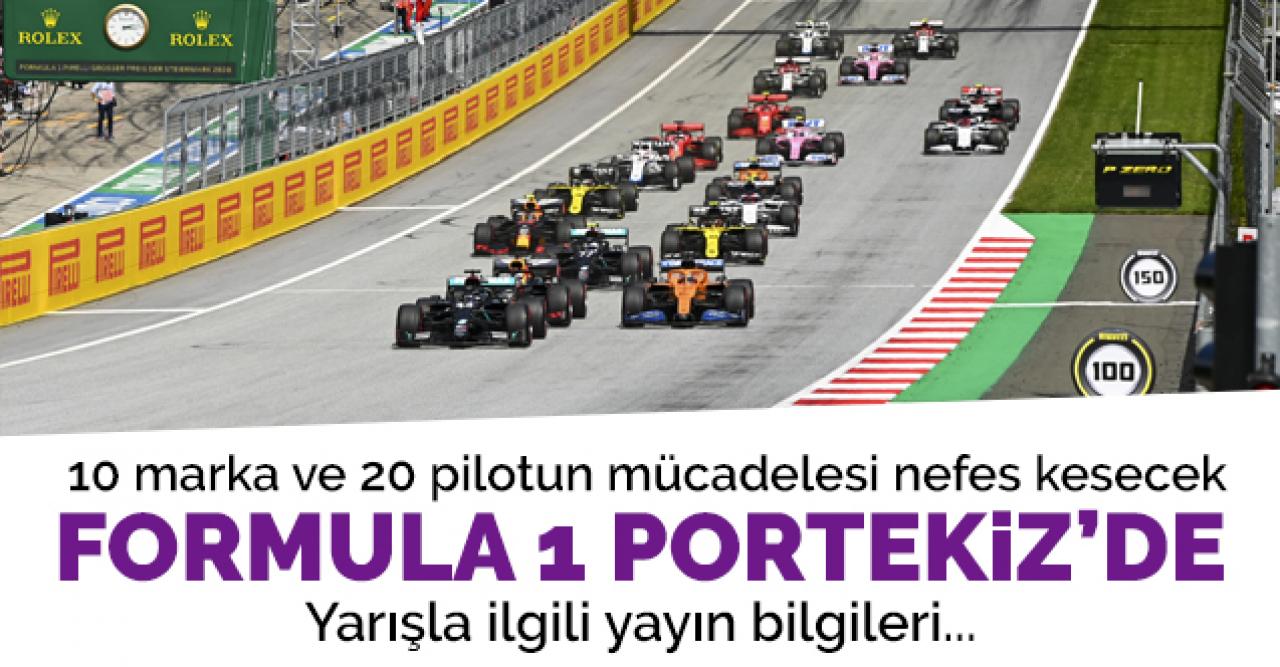 Formula 1 (F1) Portekiz Grand Prix'i (GP) yarışı canlı izle