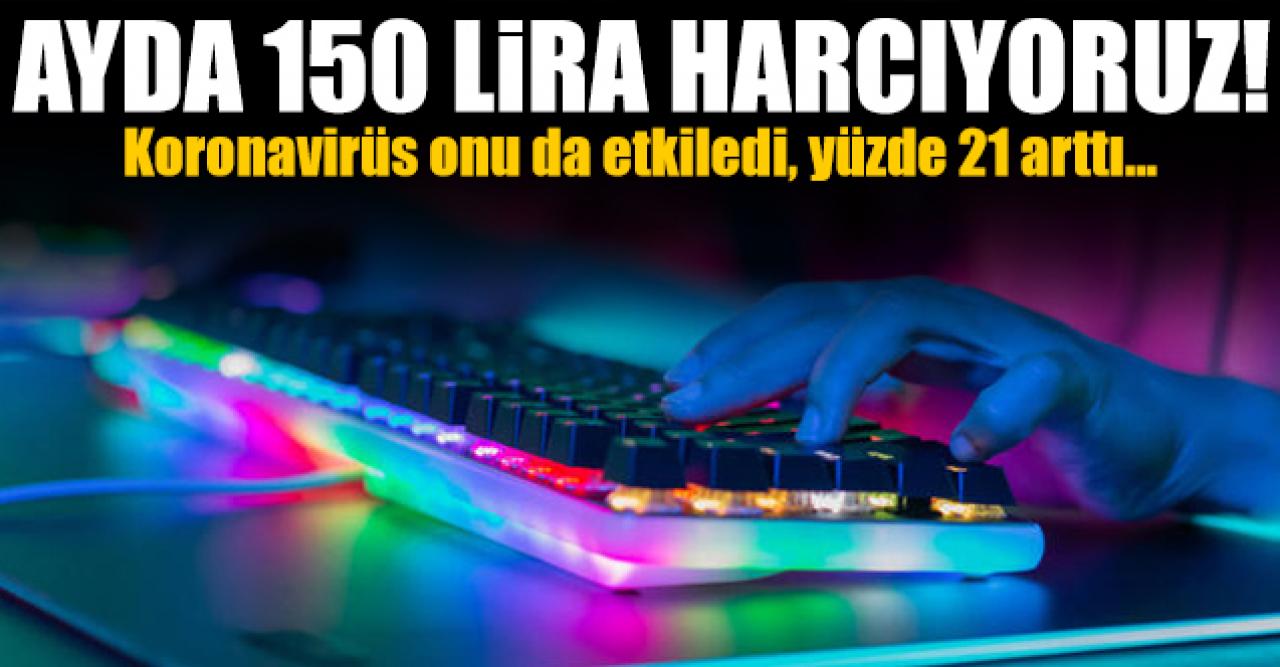 Oyunlara aylık 150 lira harcıyoruz