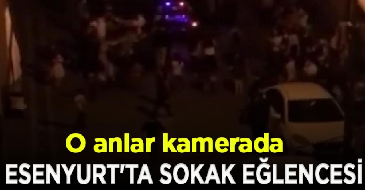 Esenyurt'taki sokak eğlencesi kamerada