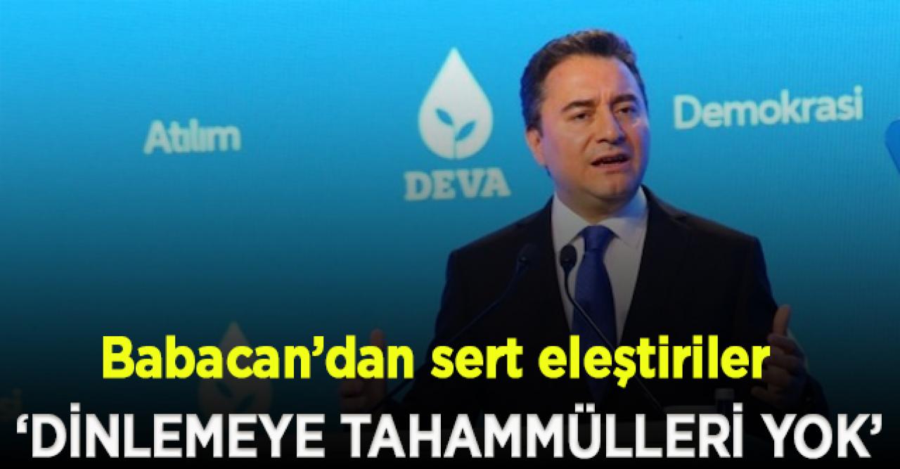 Babacan: Demokrasiyi, hukuku, adaleti ve ekmeği askıya aldılar