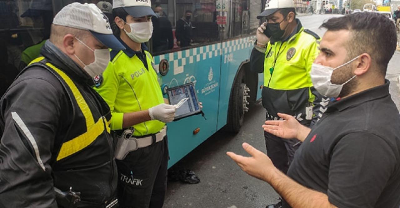 Karantinada olması gereken şoför Beyoğlu'nda yolcu taşırken yakalandı